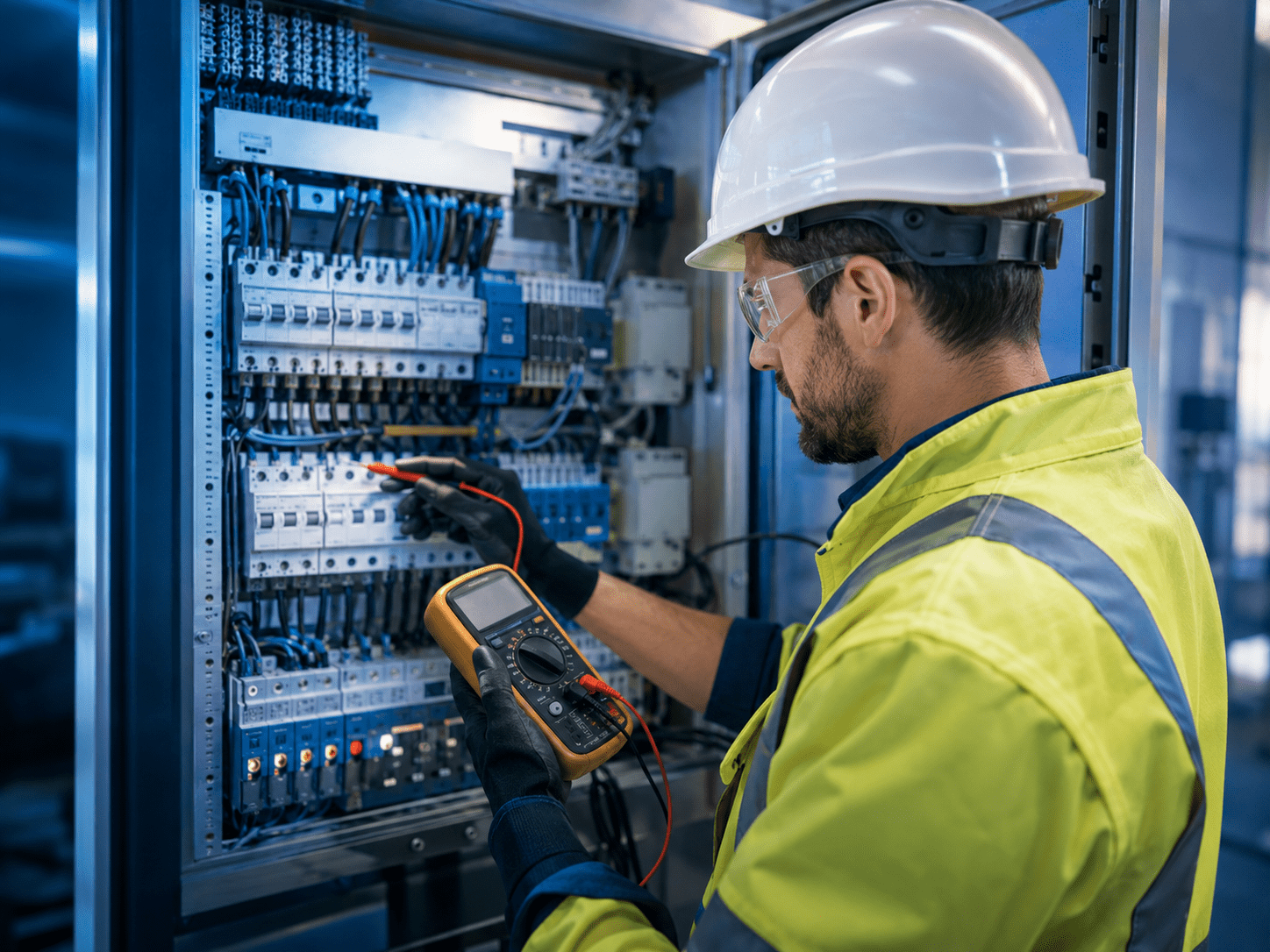 Mentenanță instalații electrice – verificare cu multimetru